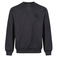 Herren Pullover Iron Mountain L Holzkohle Mergel Recyceltes Garn Fleece Rundhals
