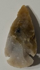 Authentic 1.75" Halifax Side-Notched Arrowhead – Two Toned Piedmont N.C.