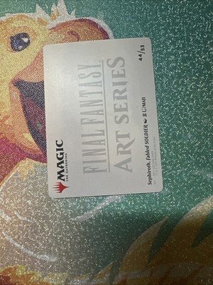 Sephiroth, Fabled SOLDIER Gold-Stamped Signature 44/53 Final