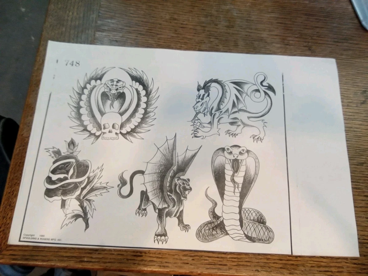Spaulding & Rogers Tattoo Flash for sale | eBay