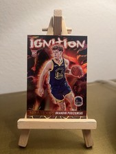 Panini 2023-24 NBA Holo  Hoops Ignition Rookie Brandin Podziemski #18 Warriors