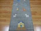 MODERND  ANATOLIA FLATWAVE KILIM GEOMATRIC HUNTINGDESIGND 2x6 RUG — photo 7