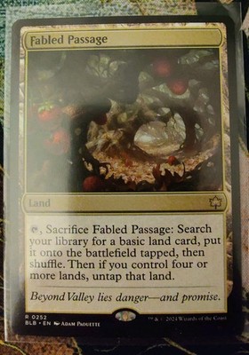MTG Fabled Passage (0252) Bloomburrow Normal Englisch NM