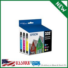 Epson 232 Claria Ink Standard Capacity Color Combo Pack T232520-S Works with W