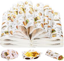 1000 Pcs Deli Wax Paper Sheets 12x12 Inch Grease-proof Sandwich Wrap Paper