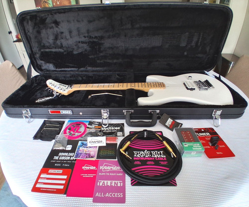 Kramer The 84 Re-Issue Guitar Matte White With Up-Grades Pre-Owned