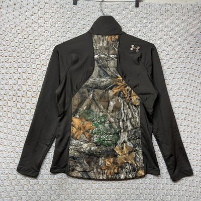 UNDER ARMOUR REALTREE リアルツリー ジャケット crye Under Armor Real Tree Jacket Women Sz L Camouflage Full Zip