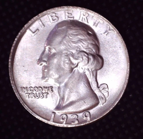 1939-D Washington Quarter Uncirculated 25(C) Denver Mint #071
