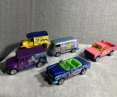 SpongeBob Diecast Toy Car Patrick Sandy Van Loose Mr Krabs Squidward Mixed Maker
