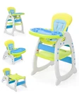 Baby High Chair,3 in 1 High Chairs for Babies and Toddlers, Convertible Toddler