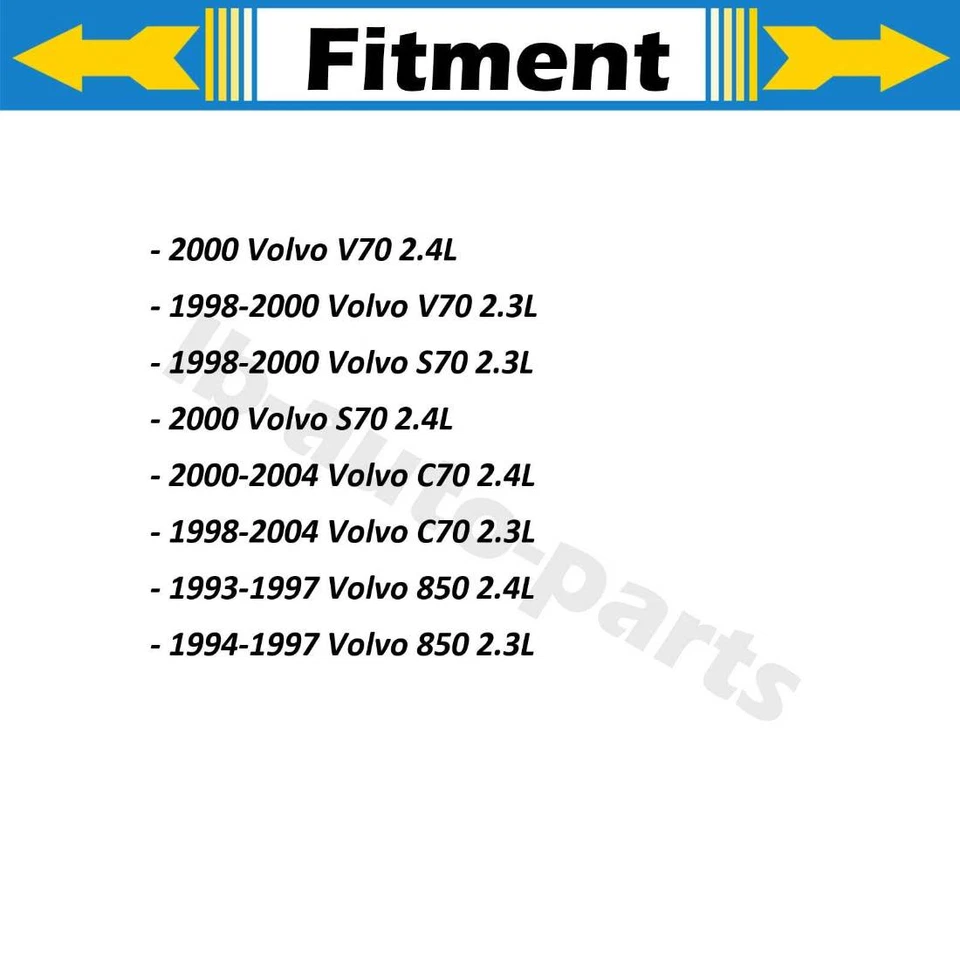 Extremo de barra de amarre de dirección exterior interior delantero 4 piezas para Volvo V70 2000 2,4 L Foto 2 de 4