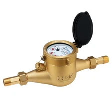 MEASUREMAN 1/2" Non-Pulsed Multi-Jet Gallon Water Meter Fully 1/2'' 