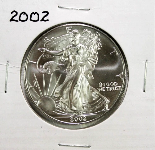 2002 American Silver Eagle BU 1 oz #JC