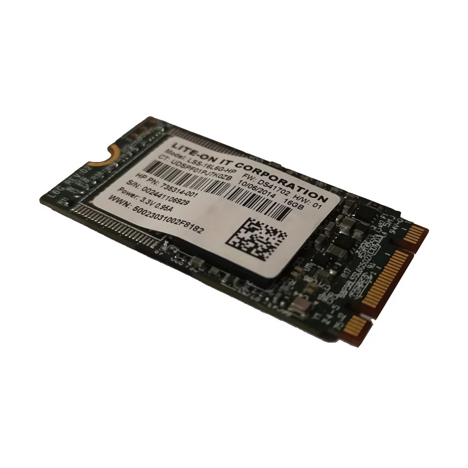 LITE-ON IT CORPORATION 16GB SSD NGFF M.2 2242 LSS-16L6G-HP Solid State Drive  - Image 2 of 4