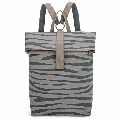 Fritzi aus Preußen Izzy03 Canvas Rucksack 40cm #FAP-Izzy03-Canvas (zebra wild)