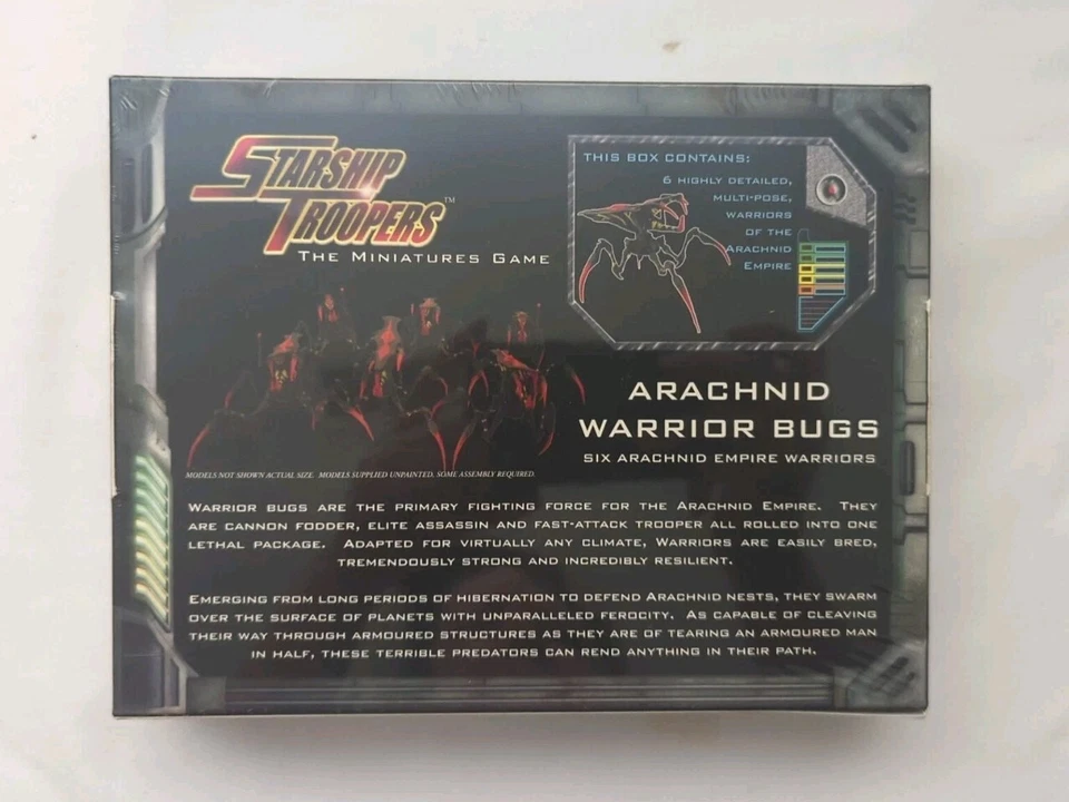 Starship Troopers Arácnid Warrior Bugs Mongoose Publishing ~ Nuevo Sellado Foto 2 de 3