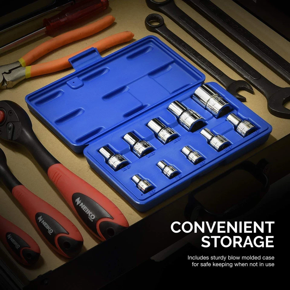 Best External E Torx Plus Socket Set Industrial European Auto Star BMW Porsche - Image 3 of 4