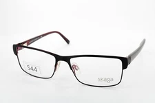 SKAGA 3869 BIRGIT 5501 in Matte Black 53-15-135 Eyeglass Frames Flex Hinges S44