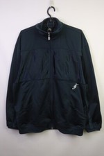 Adidas Blue Polyester Fleece Collared Long Sleeves Full-Zip Sweatshirt M