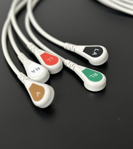 Cavo ECG compatibile con 5 piombo Welch Allyn Propaq LT - spedizione in giornata - Foto 2 di 4