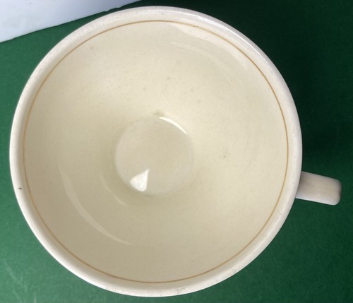 Vintage Wood And Sons Tasse Untertasse Teller Trio Grün Elfenbein Keramik - Bild 13 von 15