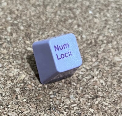 Num Lock Number Lock ibm Unicomp model m key/keycap (purple/lavender)