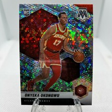 Onyeka Okongwu 2020-21 Mosaic Fast Break Prizm Silver Disco Variation RC #221
