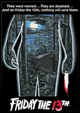 FRIDAY THE 13TH MOVIE POSTER HORROR PHOTO MAGNET 2.5” X 3.5” NEW