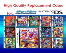Mega Man Nintendo DS Authentic Cases w/ Complimentary Megaman Covers