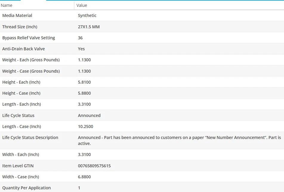 Оригинальный масляный фильтр типа WIX для Audi A3 Quattro 2009-2012 L4-2,0 л - Изображение 4 из 4