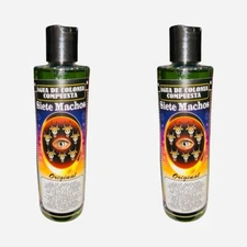 2PACK SIETE MACHOS 7 MALES Agua Colonia Compuesta Espiritual Buena Suerte 16 oz