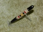 Militaria: IRAQ Campaign Ribbon Twist Pen W Ribbon in Lucite & Curly Maple Body — photo 3
