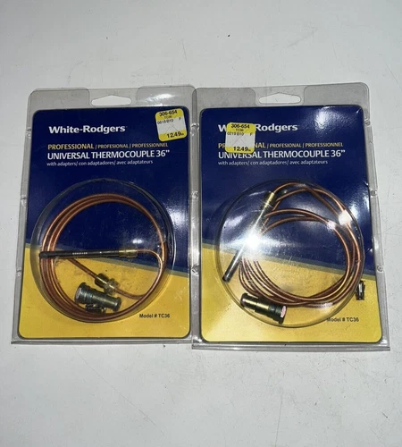 Emerson - White Rodgers  Universal Thermocouple, Adapter Fitting, 36-In. TC36