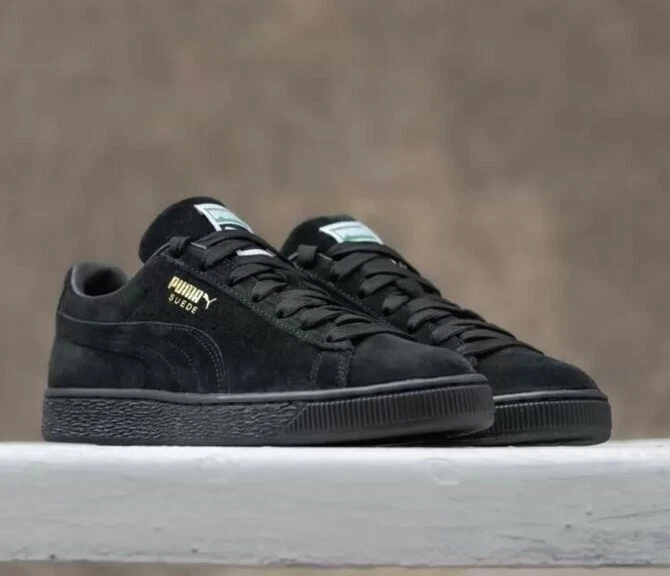 PUMA Suede Classic XXL 374915 12 Men s running training shoes black gold
