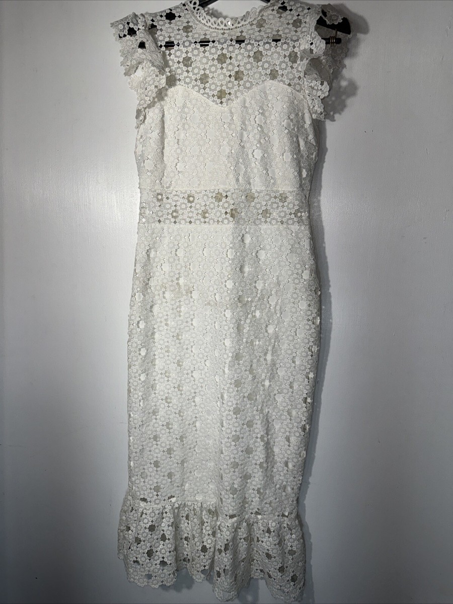 chinese dress ladies Natalie Mini Dress ~ White Forever Lace  Show Me Your Mumu