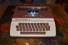 Vintage 1976 Sears Writer 4 Typewriter. thumbnail