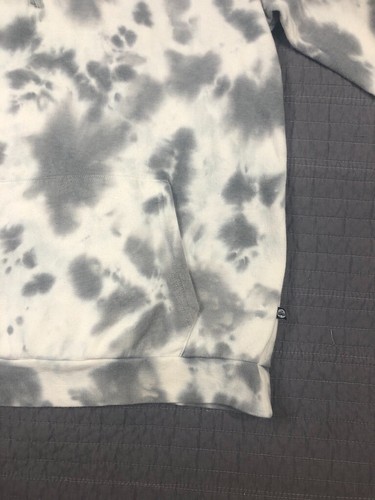 M4sk Army Sweatshirt Men Medium Gray White Tie Dye Hoodie Logo - Picture 14 of 24