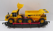 Toy State 2010 Construction Express CAT Train Car w/ Loader  Truck 55650