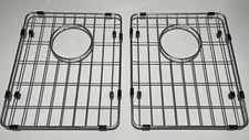 LAST PAIR! Two Elkay Crosstown Stainless Steel Kitchen Sink Racks Bottom Grids