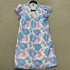 Michelle McDowell Dress Womens S Colorful Floral Ruffle Flutter Sleeve Girly