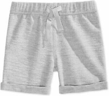 First Impressions Baby Pull On Shorts Slate Heather Gray Size 24 Months NWT