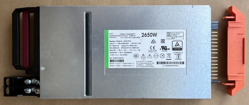 HP DC 2650W PSU HSTNS-PD55 D48S2650A 05F 795554-101 789376-001 -40V - -72V/72A. - Picture 6 of 6