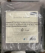 Home Jennifer Adams The Eternal Collection 3 Piece Twin Gray Sheet Set - NEW