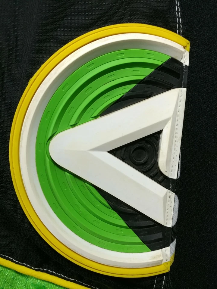 ACERBIS Impact Racing Pants XL 36 Green/ Black / Yellow - Image 4 of 4