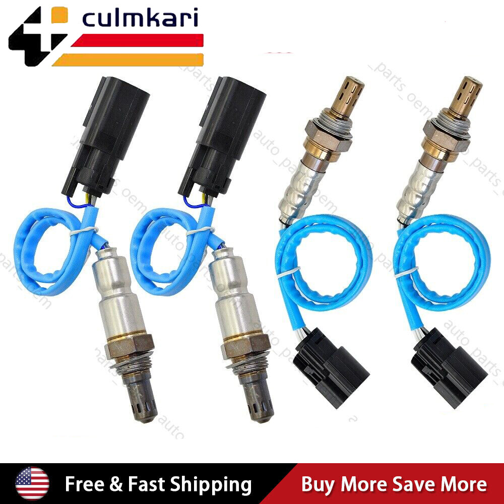 Pack Of 4 O2 Oxygen Sensors - Upstream & Downstream For Ford Crown Vic, Explorer