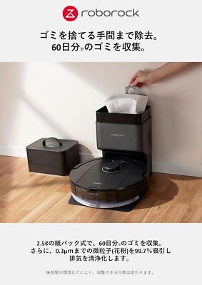 Roborock Q5 Pro+ Self-Empty Robot Vacuum and Mop, 5500Pa Japan New