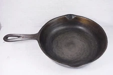 Vintage Cast Iron Frying Pan Skillet Birmingham BSR No. 5  Heat Ring