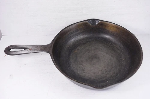 Vintage Cast Iron Frying Pan Skillet Birmingham BSR No. 5  Heat Ring
