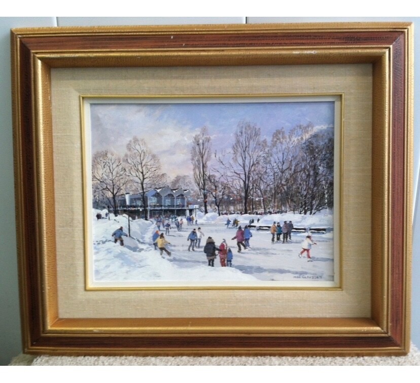 アメリカUSAインポート品*画家Nicol作*直筆サイン入り 特大 油彩 絵画 Amazon | 物故洋画家 杉英治 油彩画F10号 【日陰】 共シール付ル