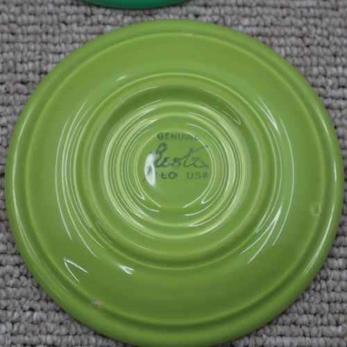 Set Of 7 Vintage Fiestaware Fiesta Saucers 6" Fiesta HLC - Picture 19 of 20